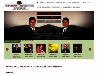 andersonunderwood.com screenshot