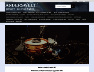 anderswelt-import.com screenshot