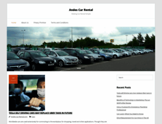 andescarrental.com screenshot