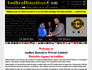 andhradetectives.com screenshot