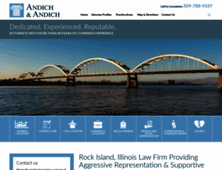 andich-law.com screenshot