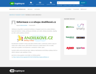 andilkove.cz screenshot