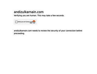 andizulkarnain.com screenshot