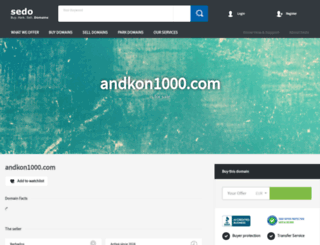andkon1000.com screenshot
