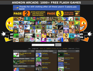 andkonarcade.com screenshot