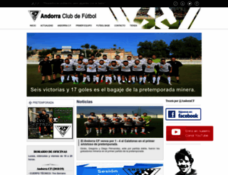 andorracf.com screenshot