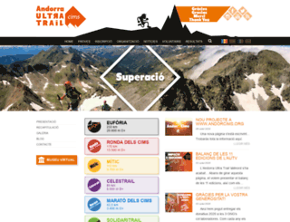 andorraultratrail.com screenshot