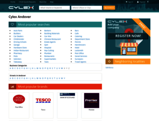 andover.cylex-uk.co.uk screenshot