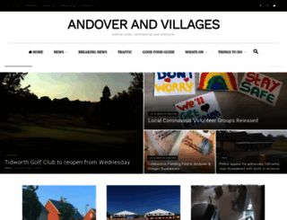 andoverandvillages.co.uk screenshot