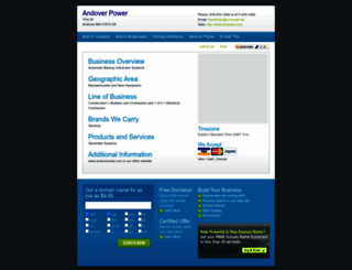 andoverpower.com screenshot
