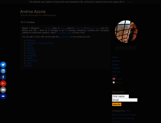 andreaazzola.com screenshot
