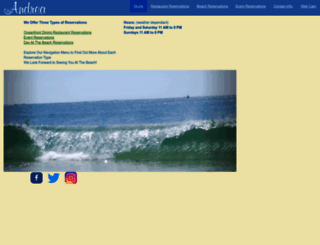 andreabeachbar.com screenshot