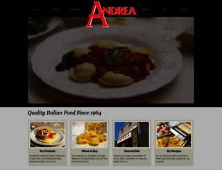 andreafoods.com screenshot