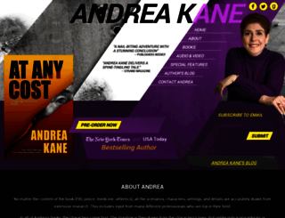 andreakane.com screenshot