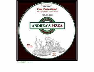 andreas-pizza.com screenshot