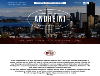andreini.com screenshot