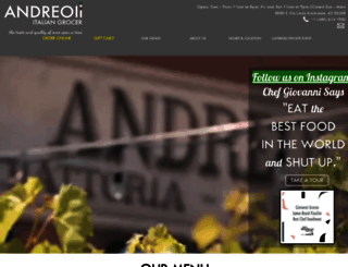 andreoli-grocer.com screenshot