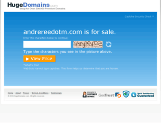 andrereedotm.com screenshot