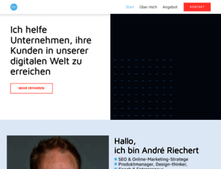 andreriechert.com screenshot