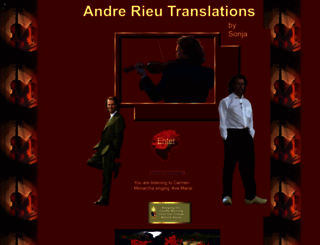andrerieutranslations.com screenshot