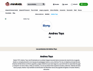 andreu-toys.minikidz.es screenshot