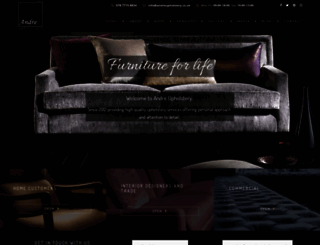 andreupholstery.co.uk screenshot