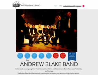 andrewblakeband.com screenshot