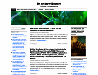 andrewbostom.org screenshot
