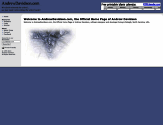 andrewdavidson.com screenshot
