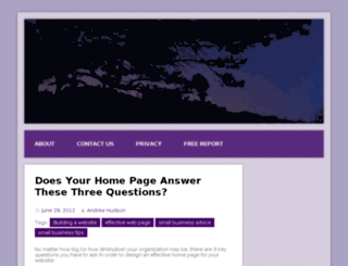 andrewihudson.com screenshot