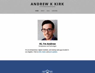 andrewkkirk.com screenshot
