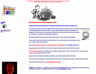 andrewlost.com screenshot