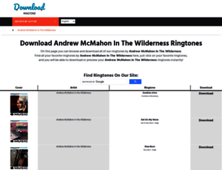 andrewmcmahoninthewilderness.download-ringtone.com screenshot