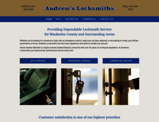 andrewslocksmiths.com screenshot