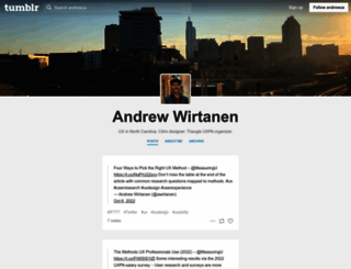 andrewwirtanen.com screenshot