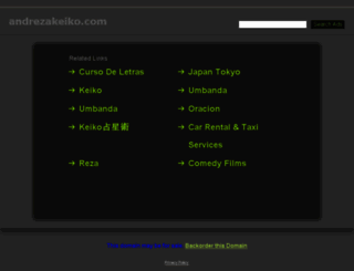 andrezakeiko.com screenshot