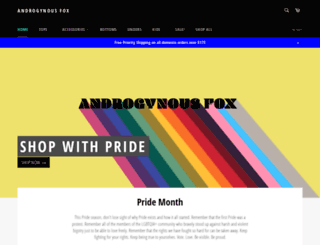 androgynousfox.com screenshot