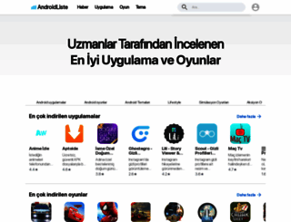 androidliste-tr.com screenshot