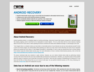 androidrecovery.net screenshot