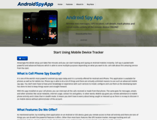 androidspyapp.com screenshot