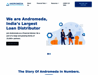 andromedaloans.com screenshot