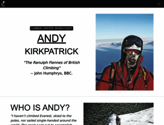 andy-kirkpatrick.com screenshot