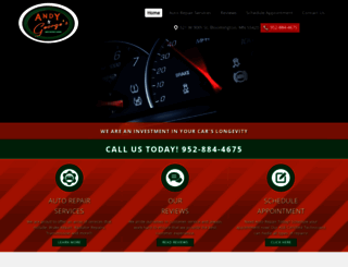 andyandgeorgesautoservice.com screenshot