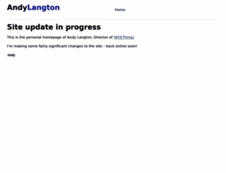 andylangton.co.uk screenshot