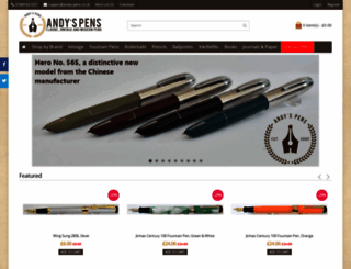 andys-pens.co.uk screenshot
