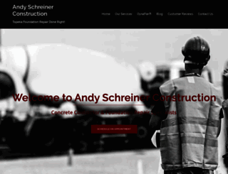 andyschreinerconstruction.com screenshot