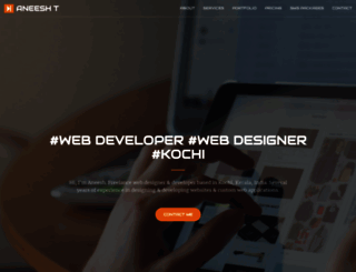 aneesht.in screenshot