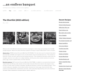 anendlessbanquet.com screenshot