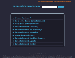 anentertainments.com screenshot