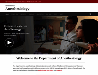 anest.wustl.edu screenshot